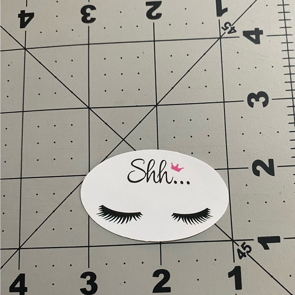 🌈20/$12🌈 Shh… Eyelash Sticker - Picture 2 of 3